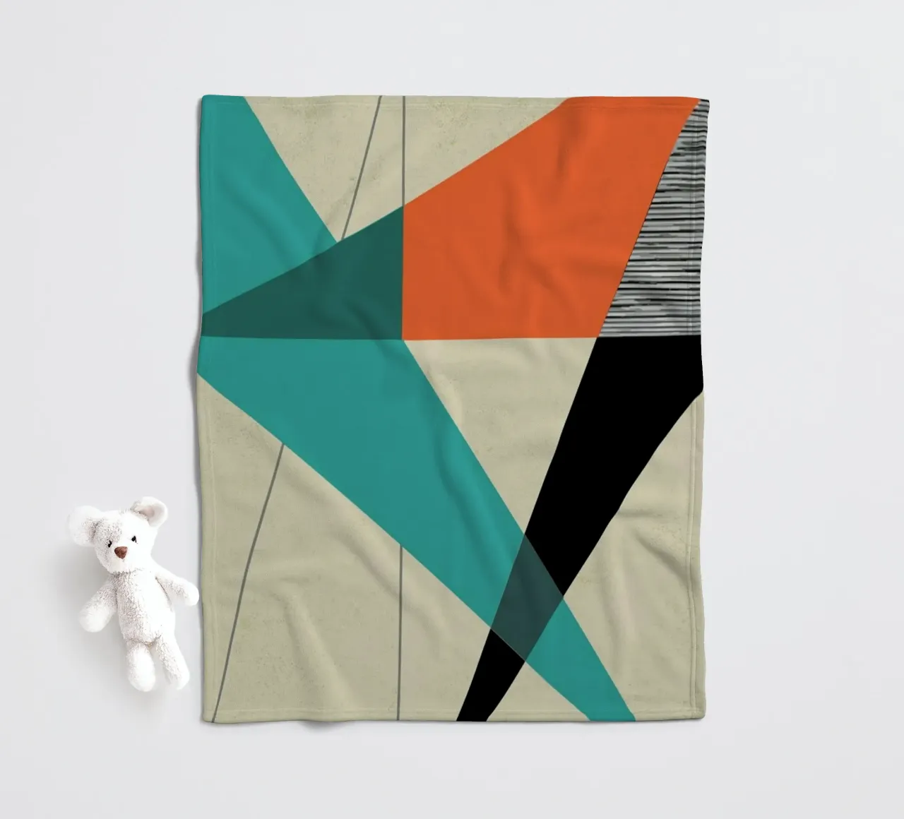 Diagonal Unity fleece blanket by Rocket68