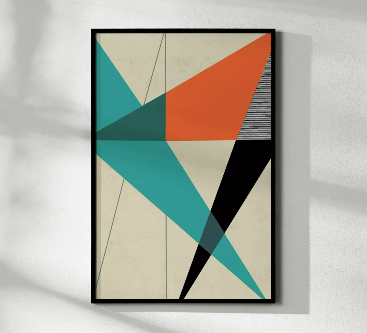 Diagonal Unity poster con telaio in alluminio da Rocket68