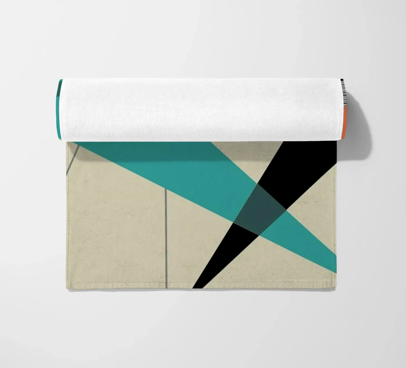 Diagonal Unity beach towel by Rocket68