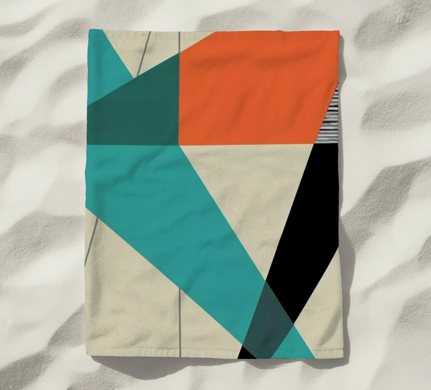 Diagonal Unity beach towel by Rocket68
