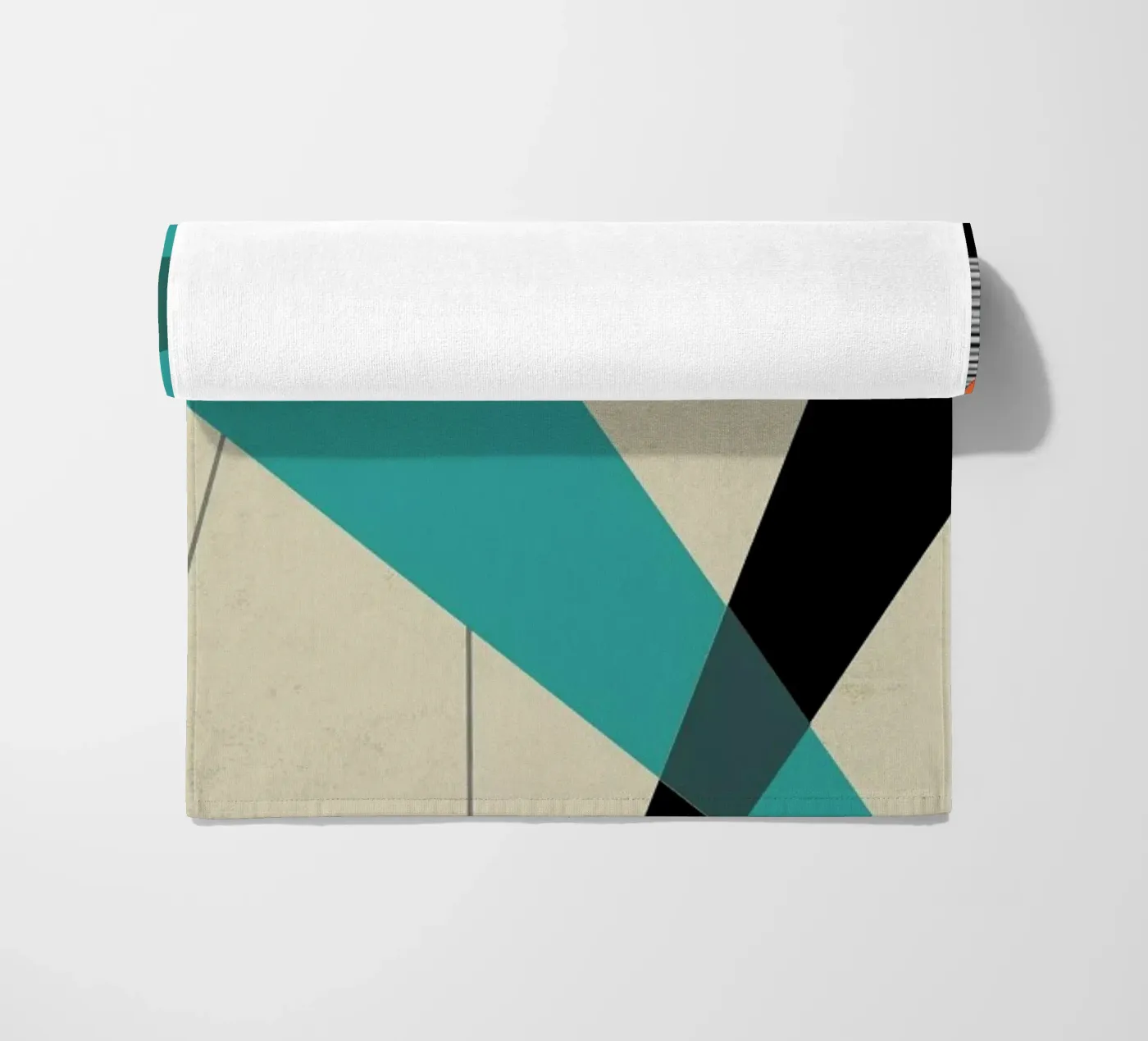Diagonal Unity beach towel by Rocket68