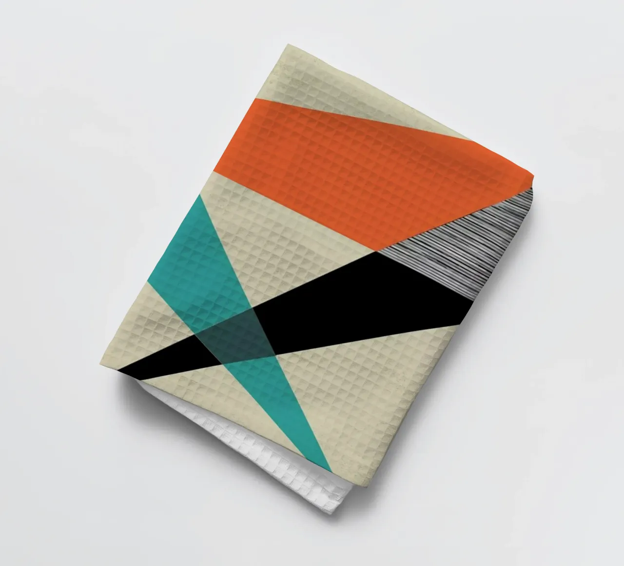 Diagonal Unity tea towel by Rocket68
