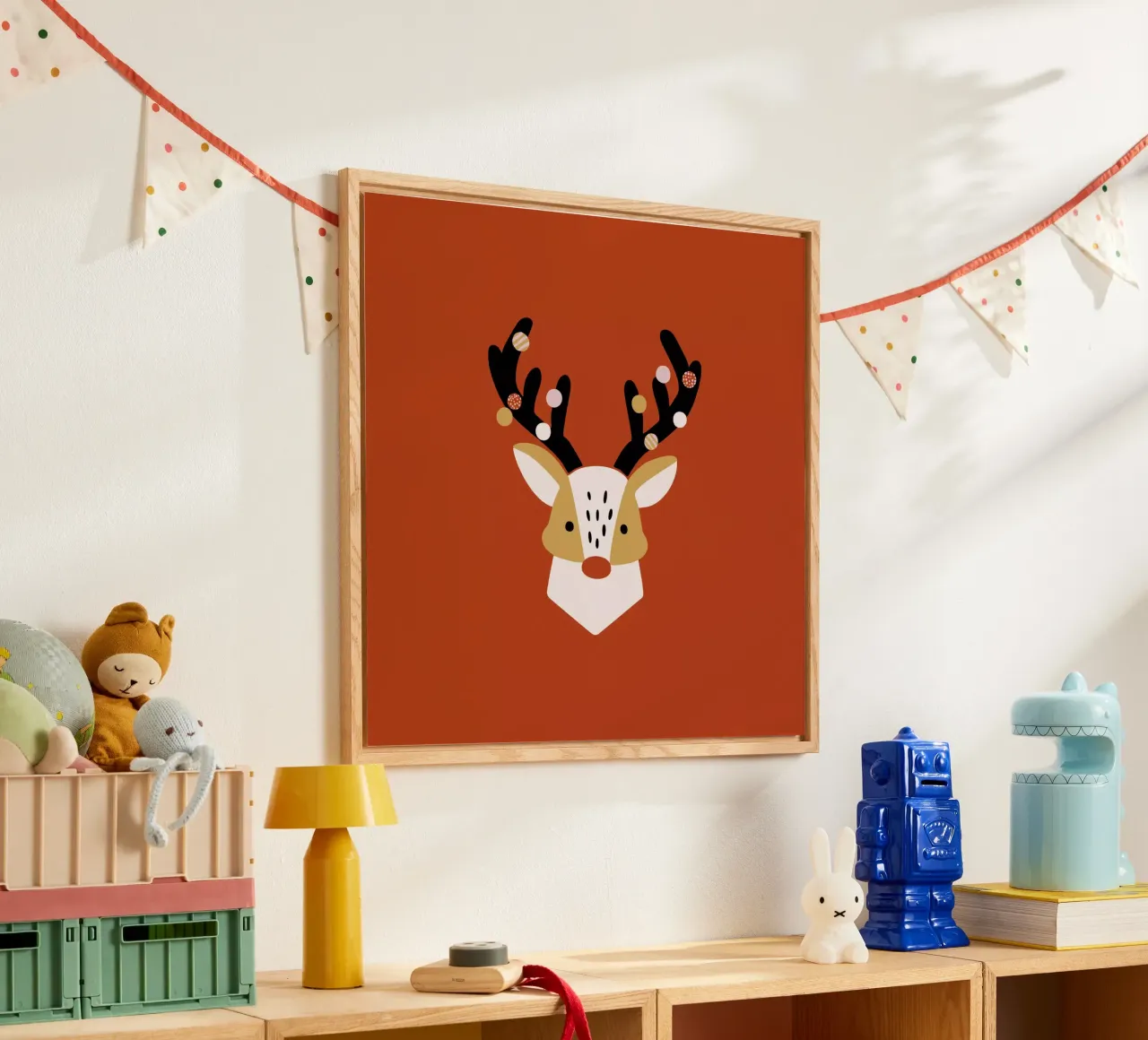 Hirsch | rot plexiglass da moDeern