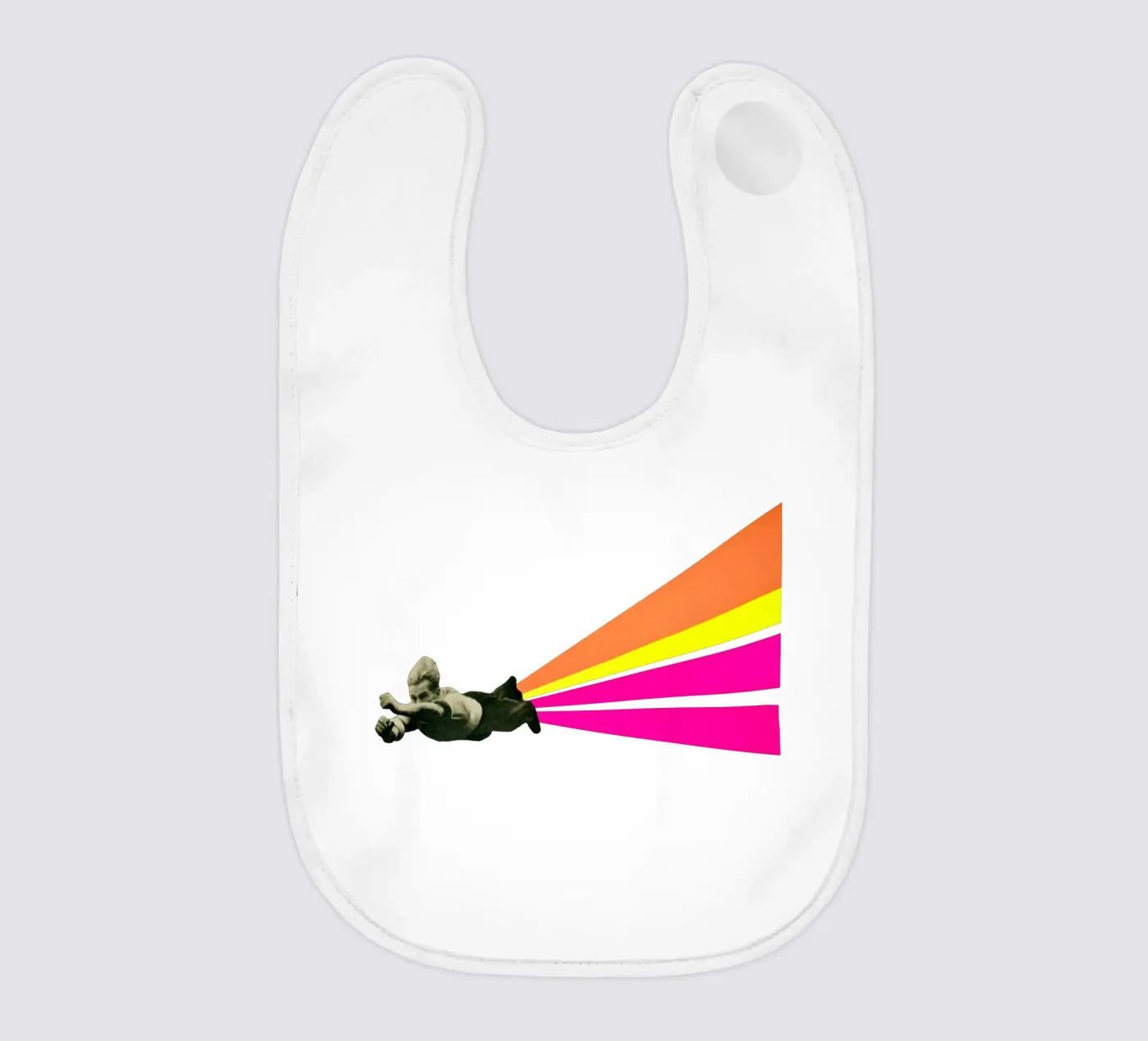 Superhero Babylätzchen von Cassia Beck Collage