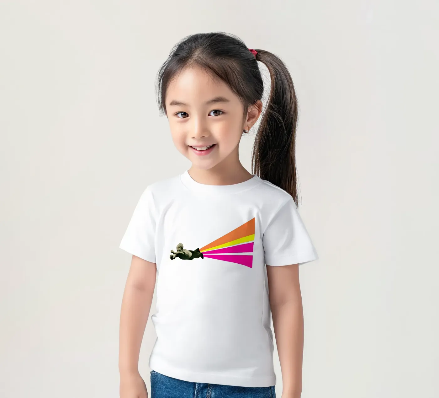 Superheld kinder t-shirt van Cassia Beck Collage