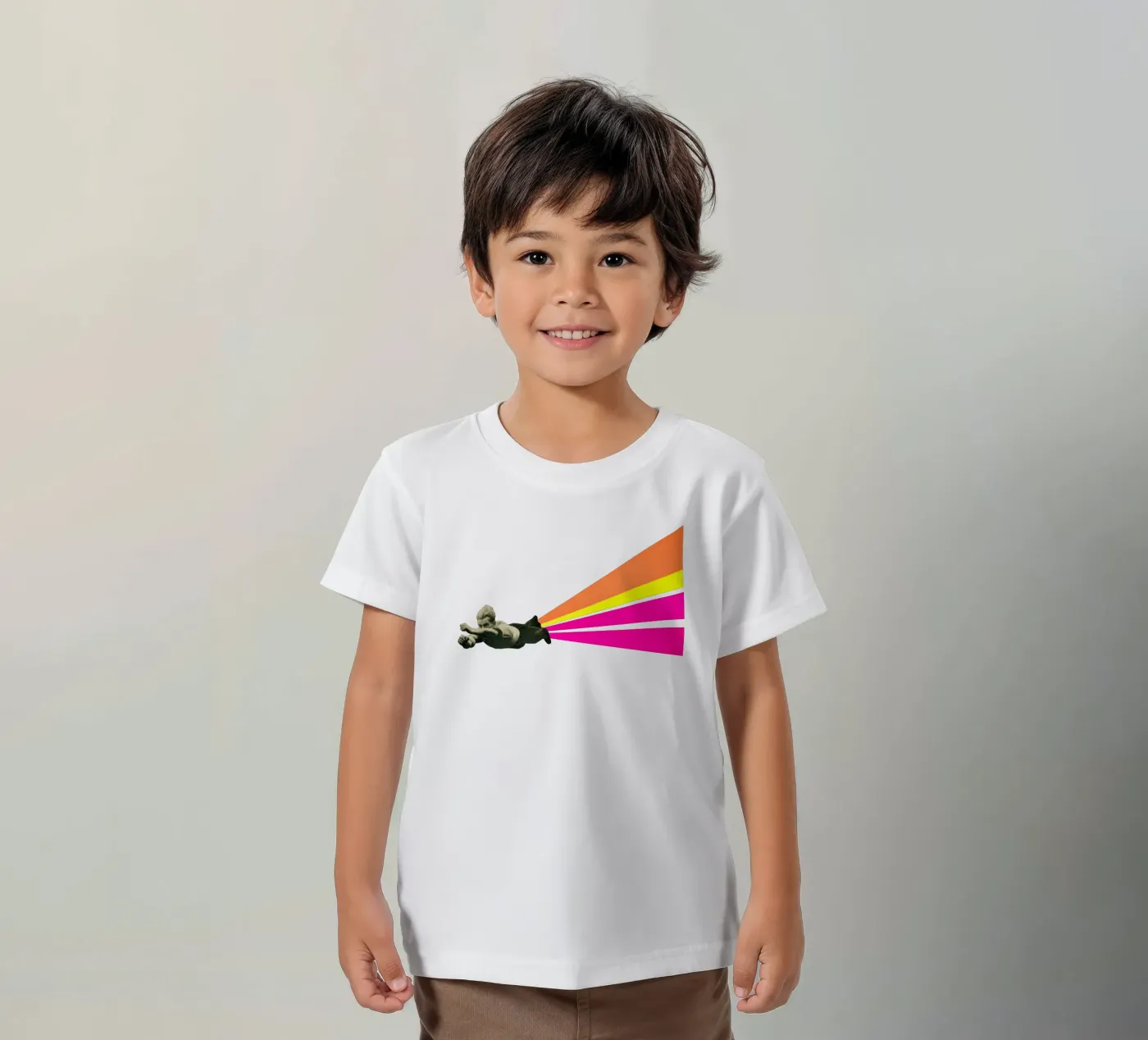 Superheld kinder t-shirt van Cassia Beck Collage