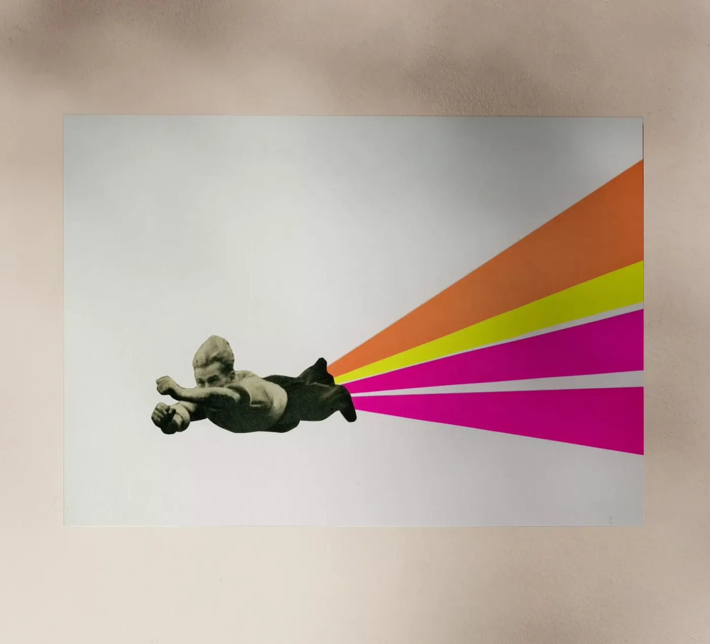 Superheld backlit folie van Cassia Beck Collage