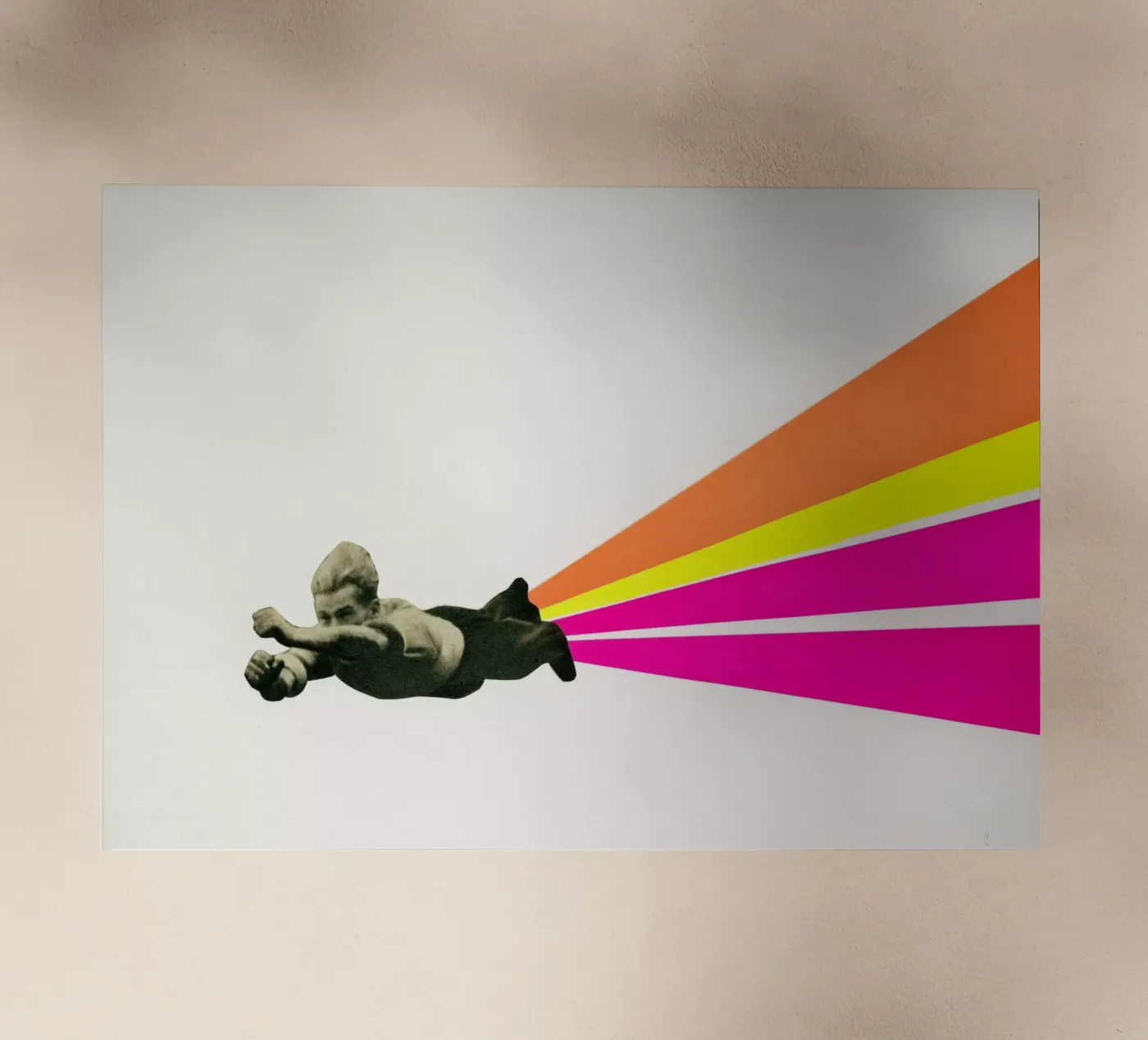 Superheld backlit folie van Cassia Beck Collage
