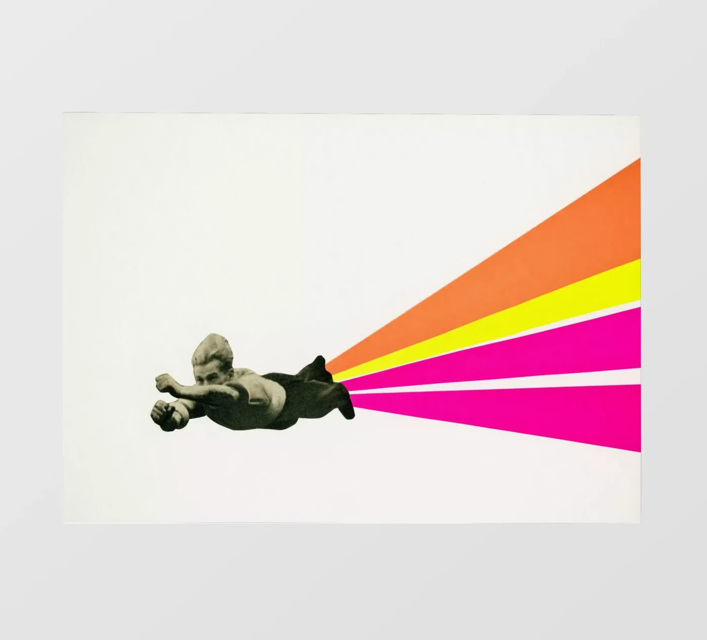 Superheld backlit folie van Cassia Beck Collage