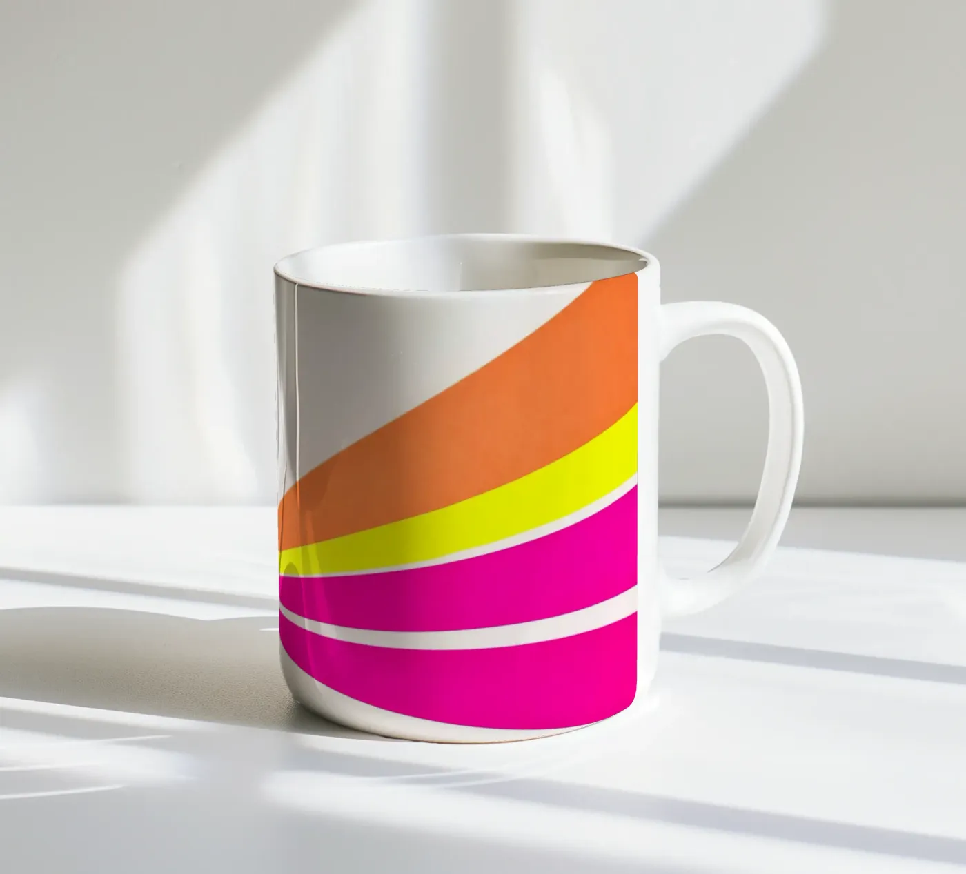 Superhero ceramic mug by Cassia Beck Collage