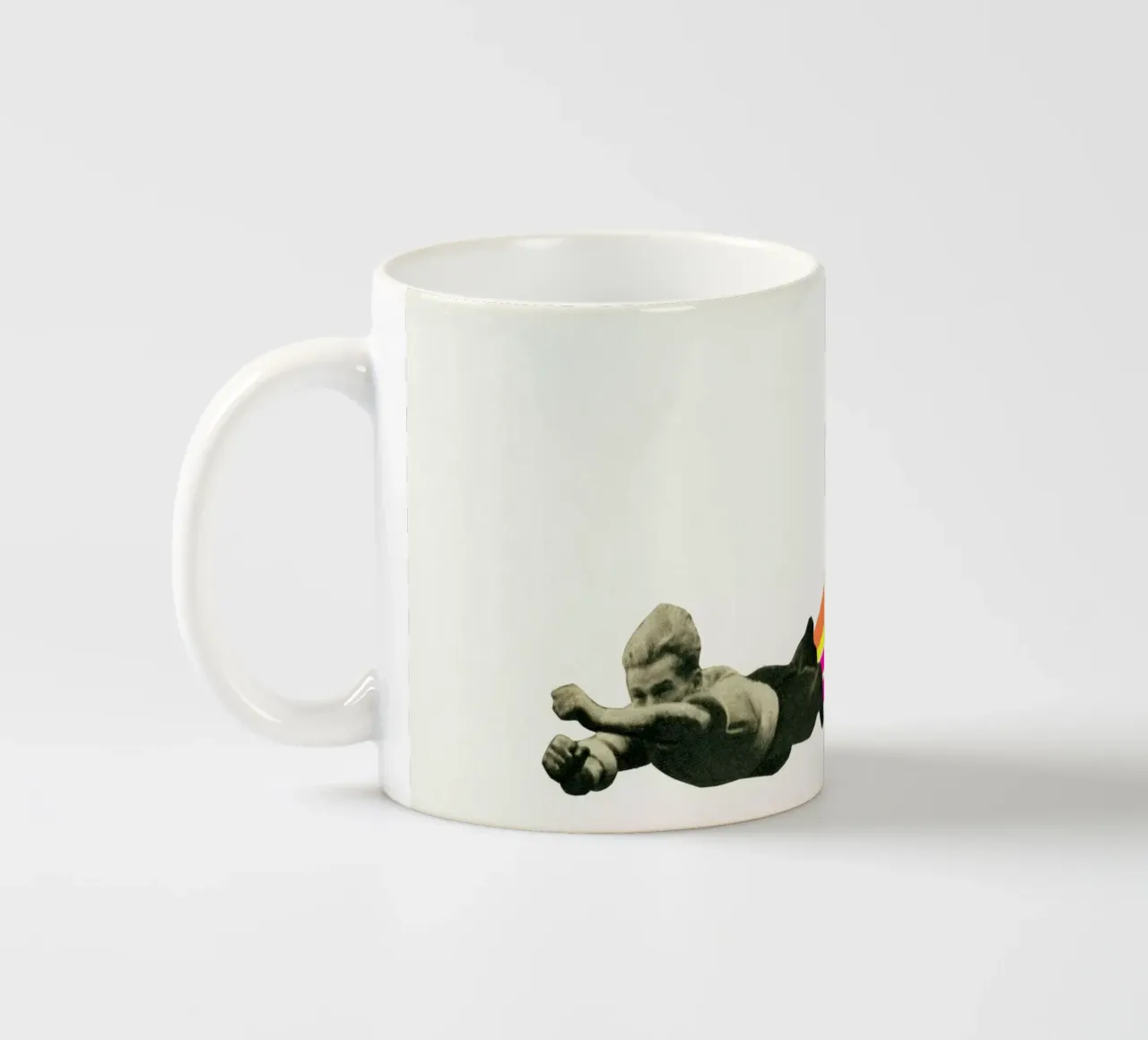 Supereroe tazza in ceramica da Cassia Beck Collage