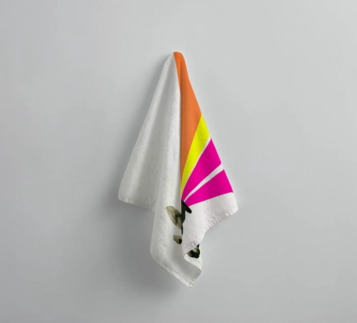 Superheld badhanddoek van Cassia Beck Collage