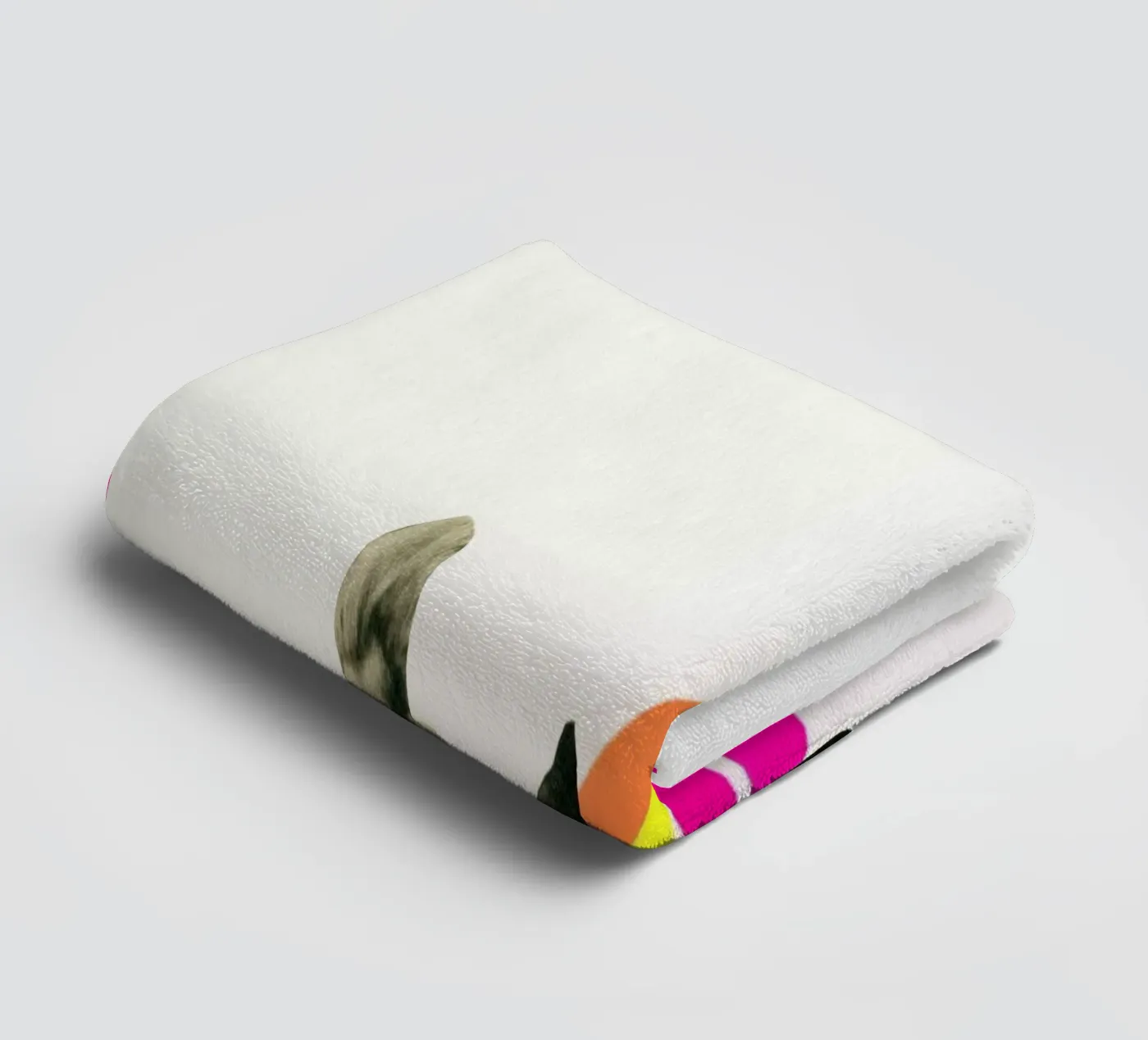 Superheld badhanddoek van Cassia Beck Collage