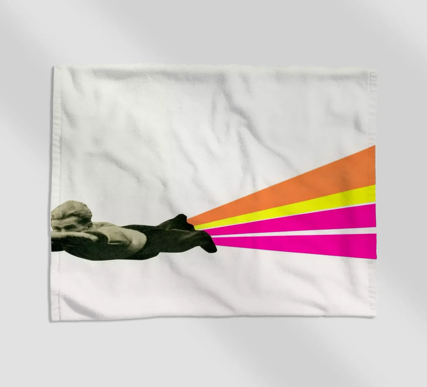 Superheld strandhanddoek van Cassia Beck Collage