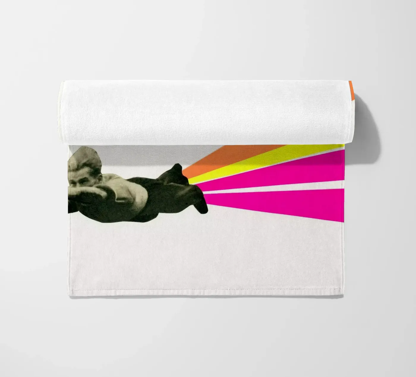 Superheld strandhanddoek van Cassia Beck Collage