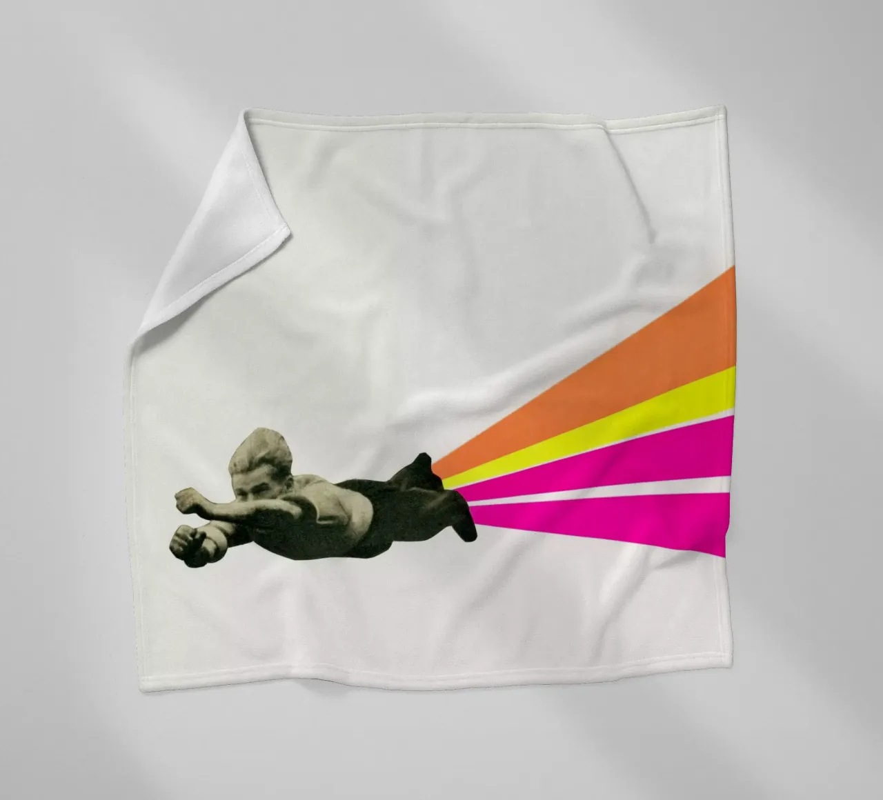 Superheld fleecedeken van Cassia Beck Collage