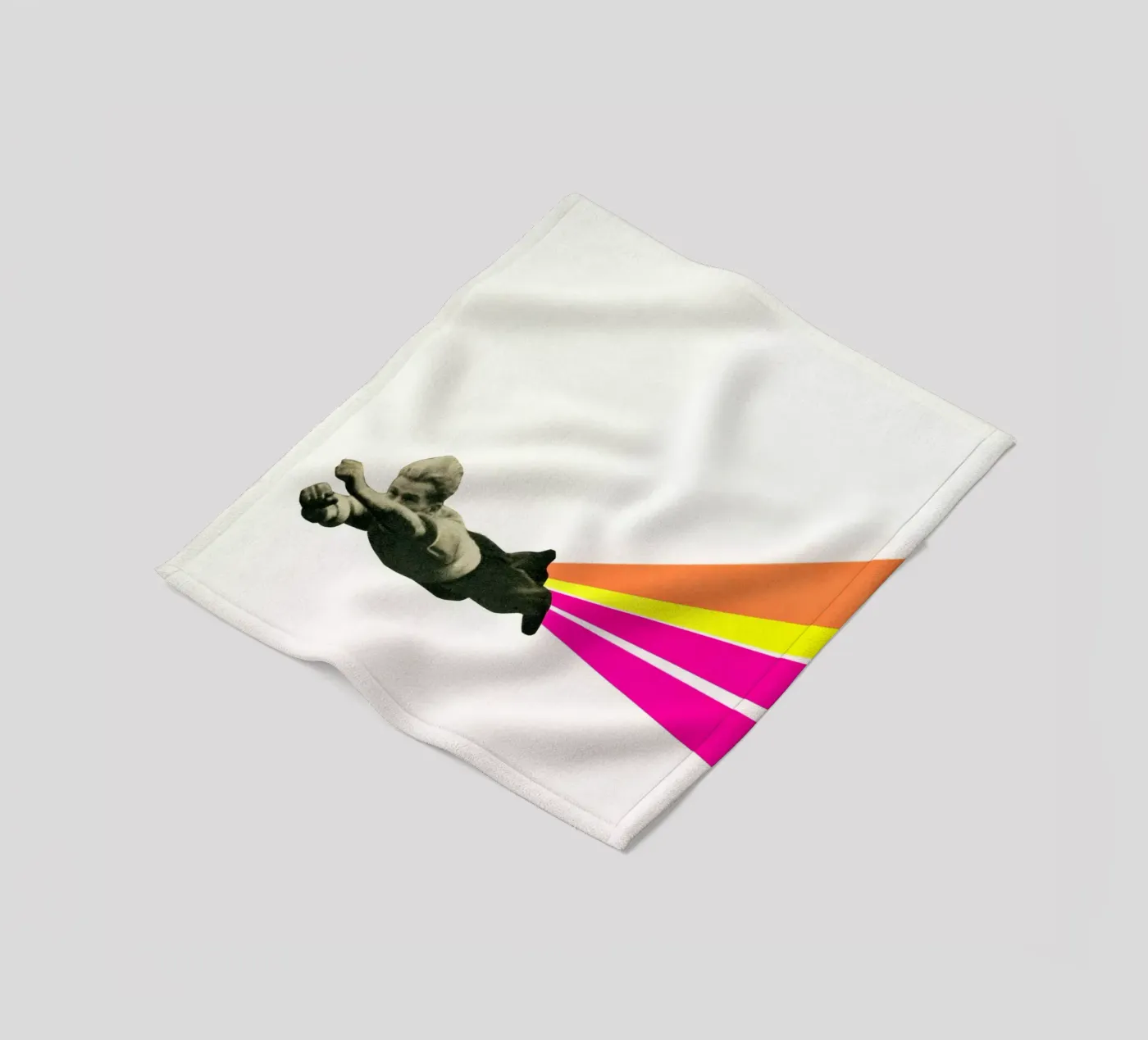 Superheld fleecedeken van Cassia Beck Collage