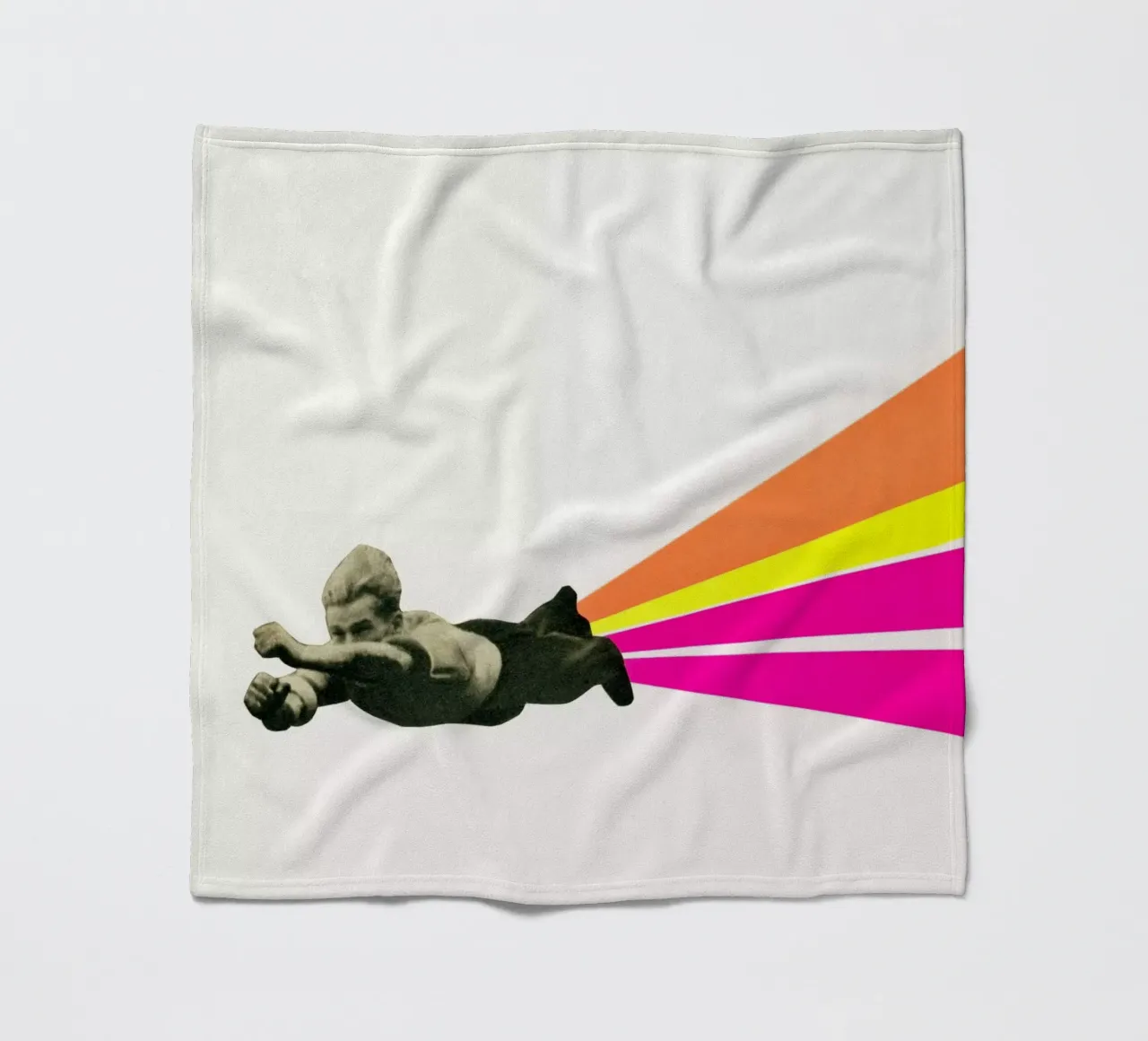 Superheld fleecedeken van Cassia Beck Collage