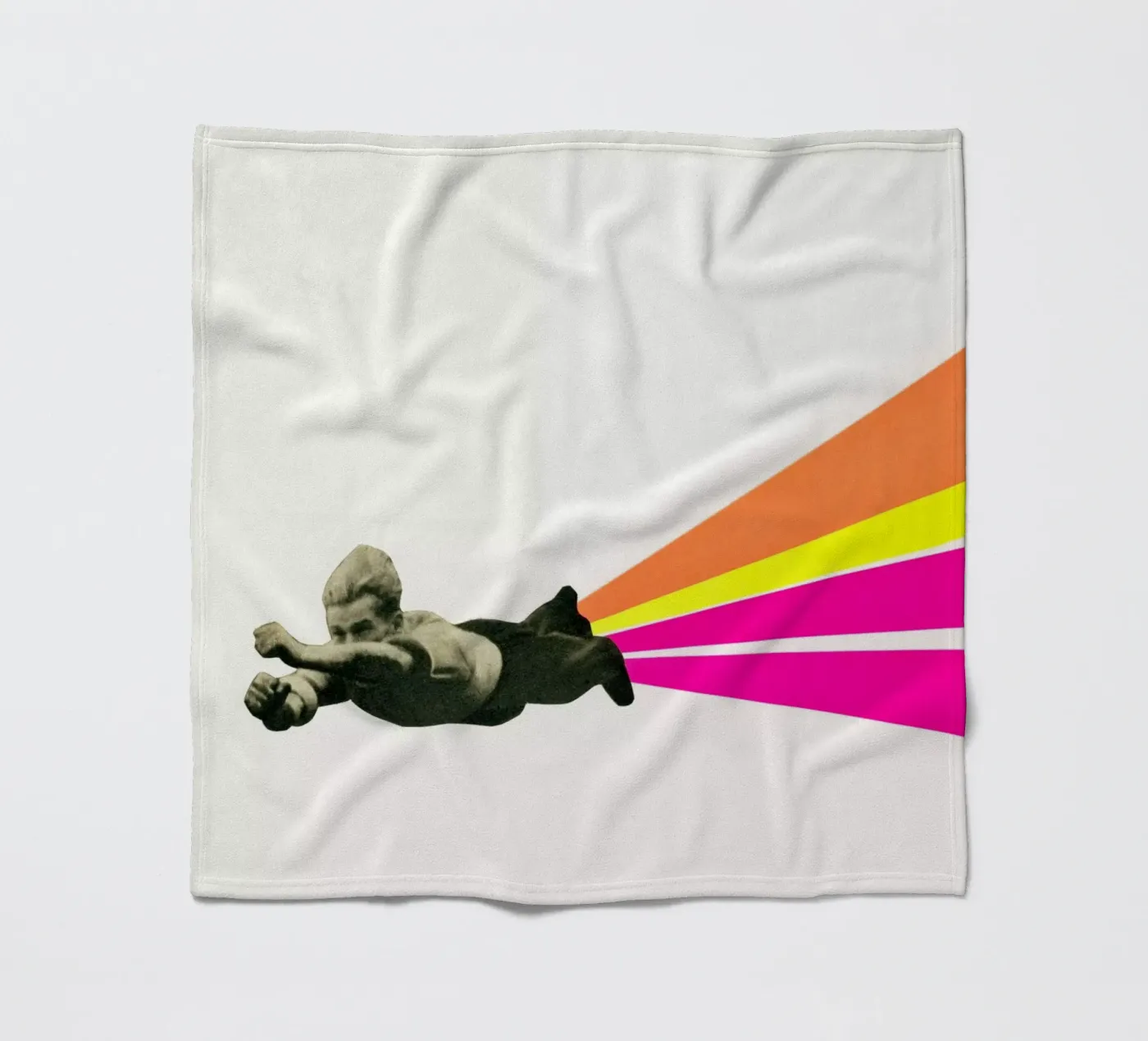 Superheld fleecedeken van Cassia Beck Collage