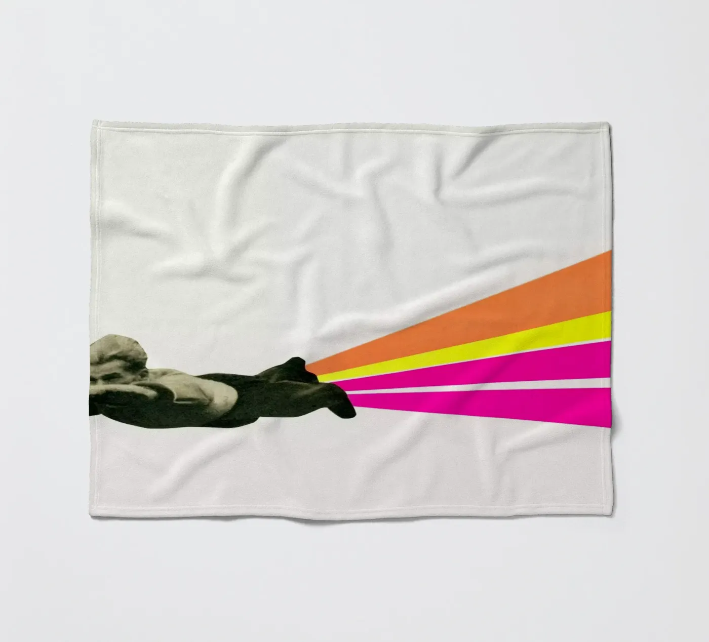Superheld fleecedeken van Cassia Beck Collage