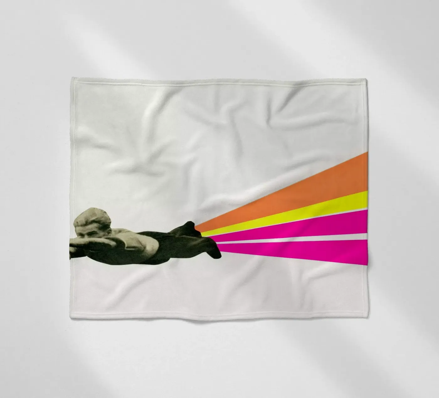 Superheld fleecedeken van Cassia Beck Collage