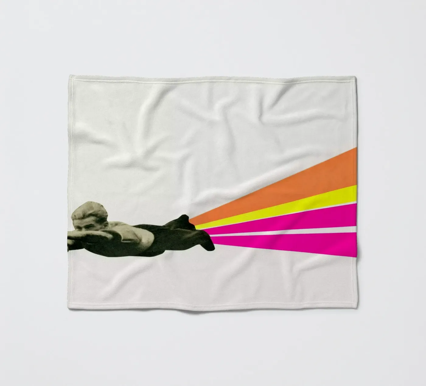 Superheld fleecedeken van Cassia Beck Collage