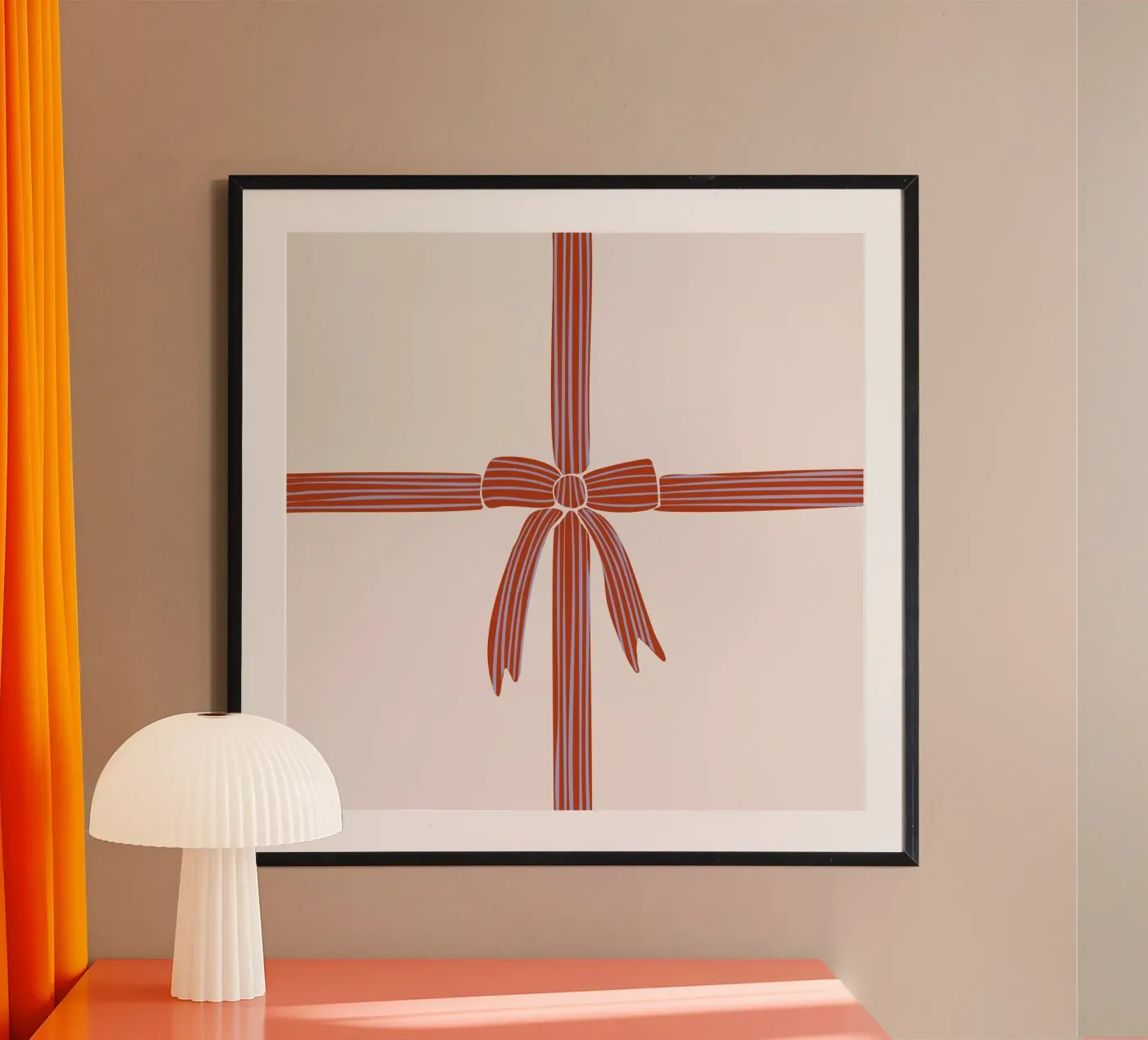 Schleife | beige poster da moDeern
