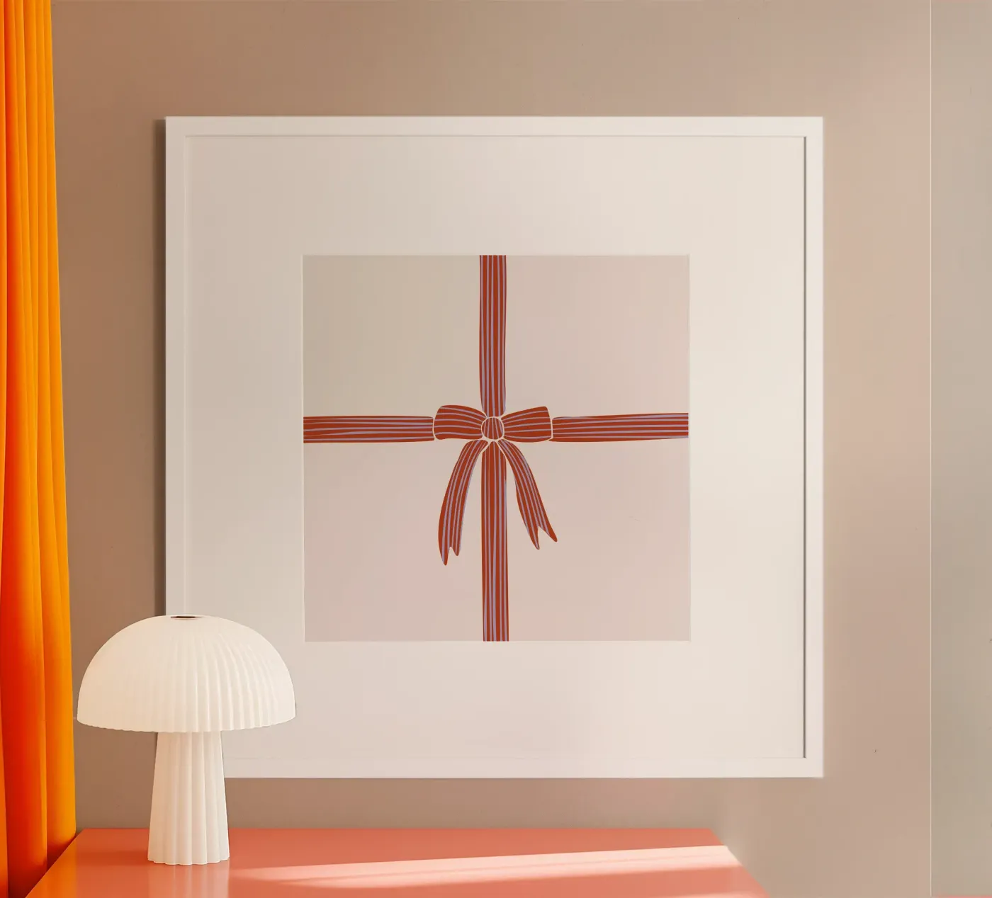 Schleife | beige poster da moDeern