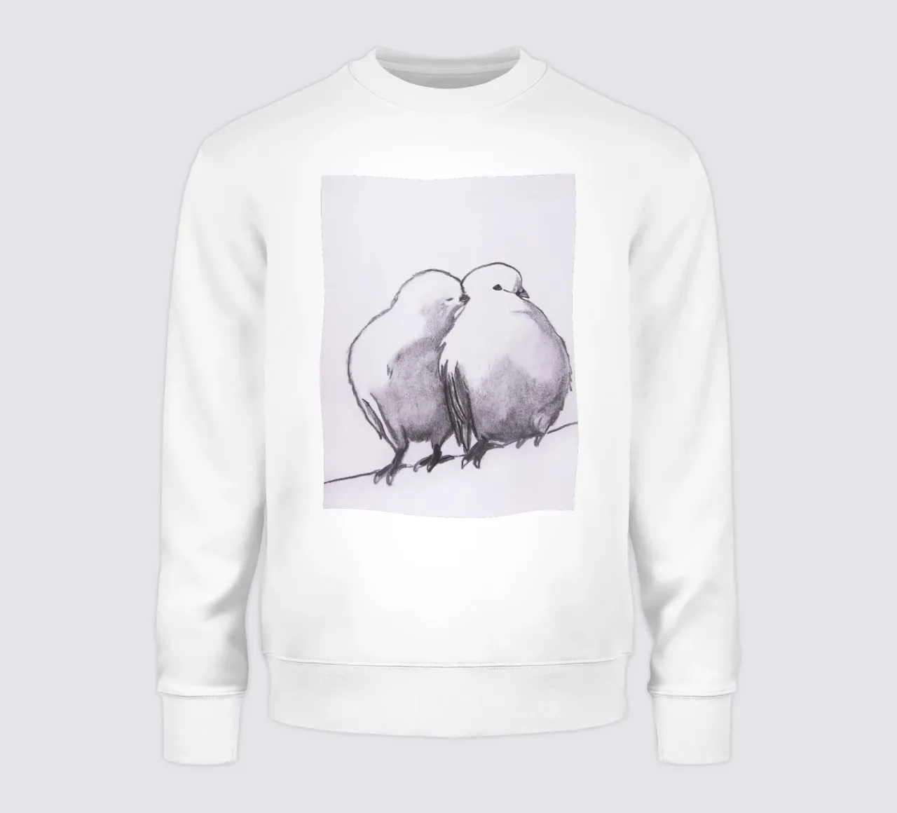Pájaros de amor sudadera de Teresa André