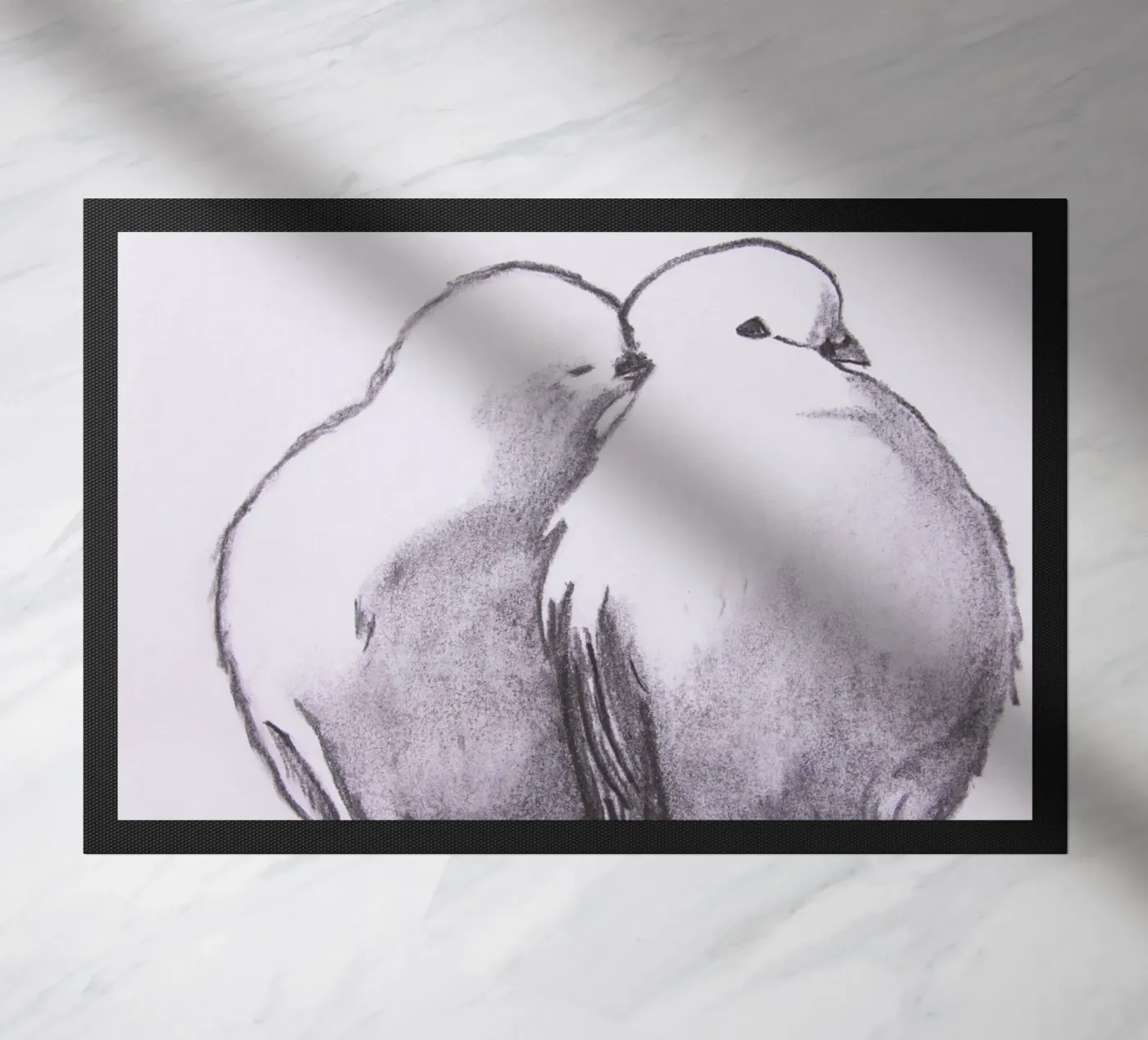 Love birds deurmat van Teresa André