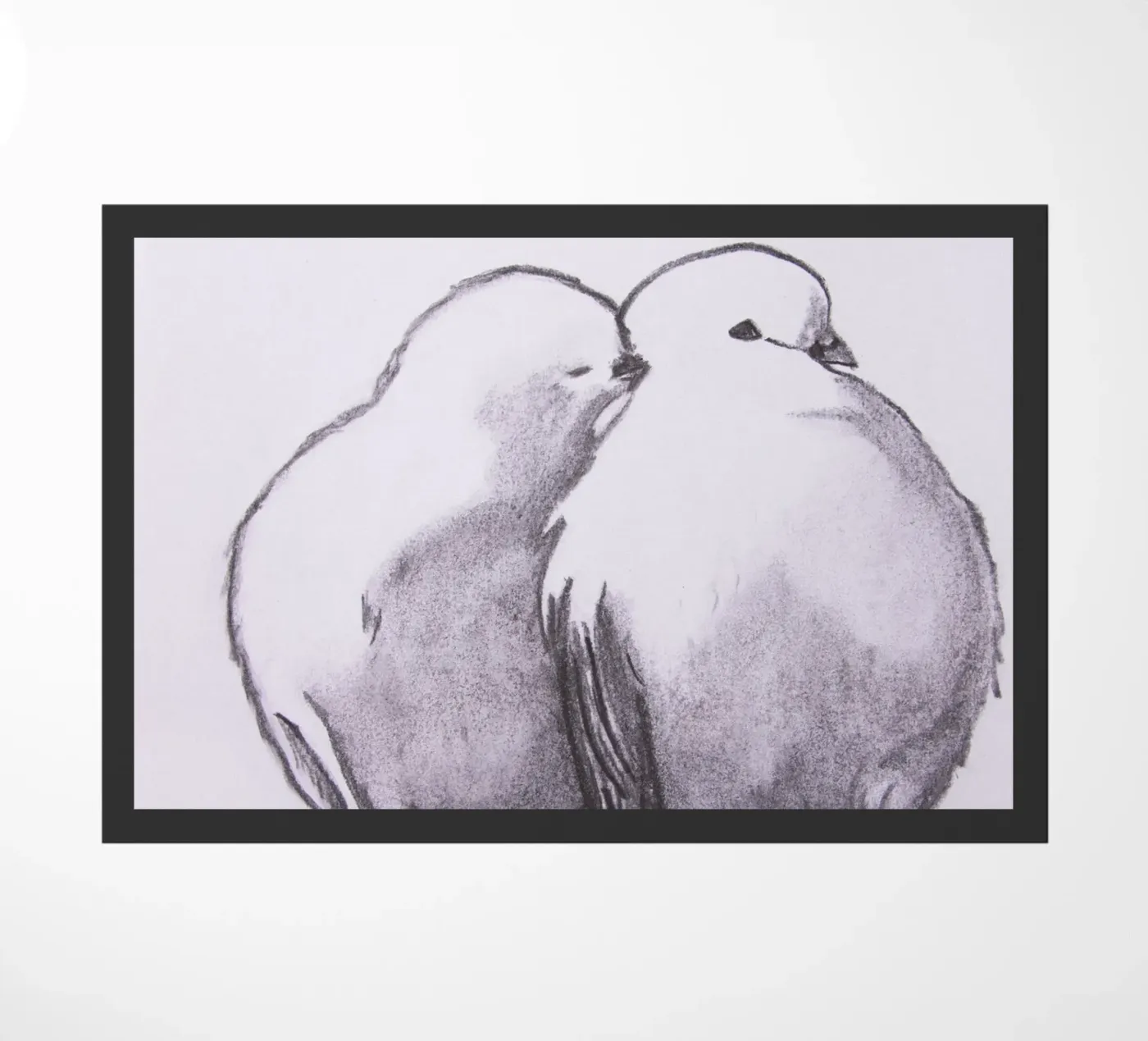 Love birds deurmat van Teresa André