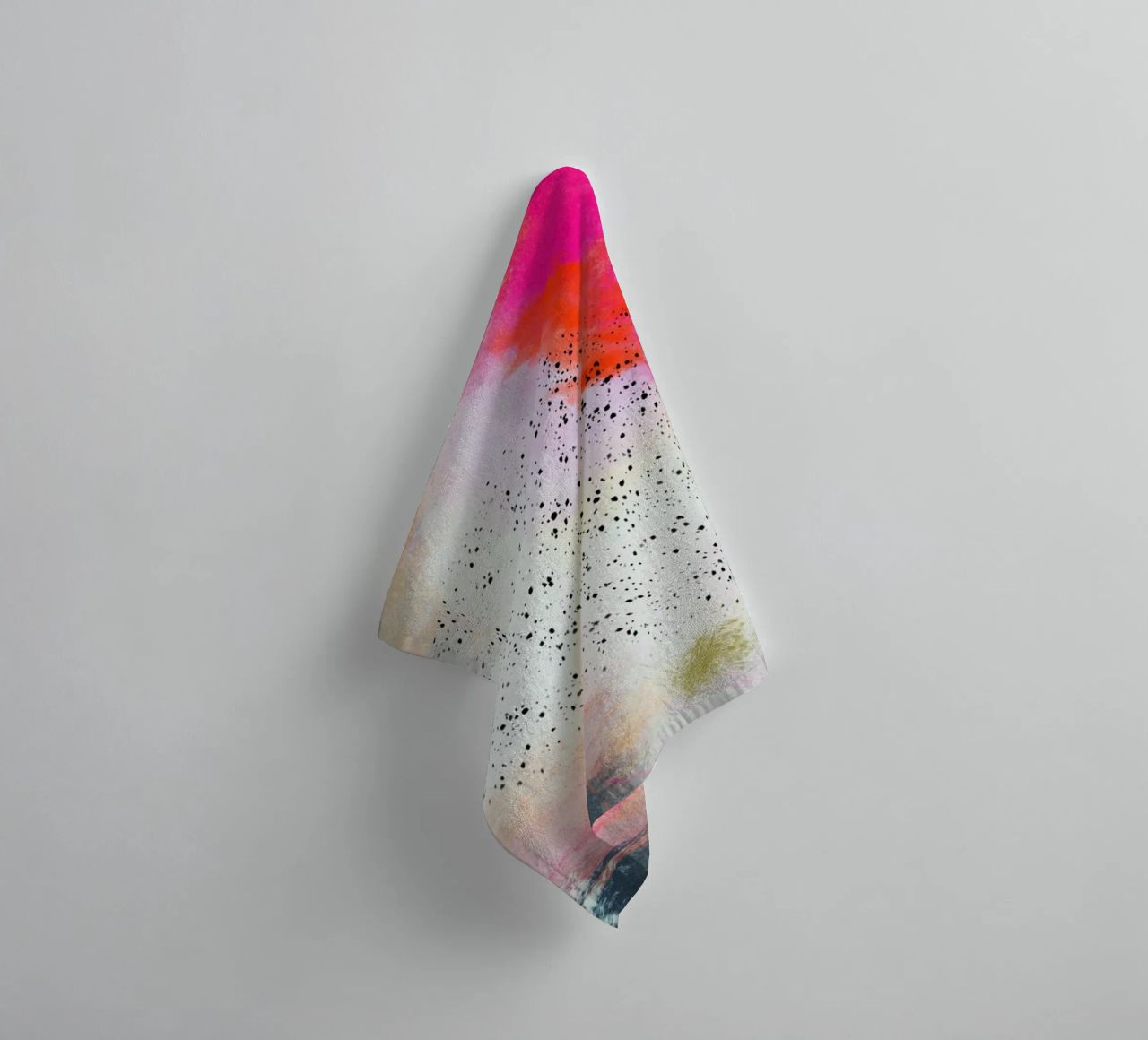 Dance of the starlings - Sort Sol towel by Annikamilla