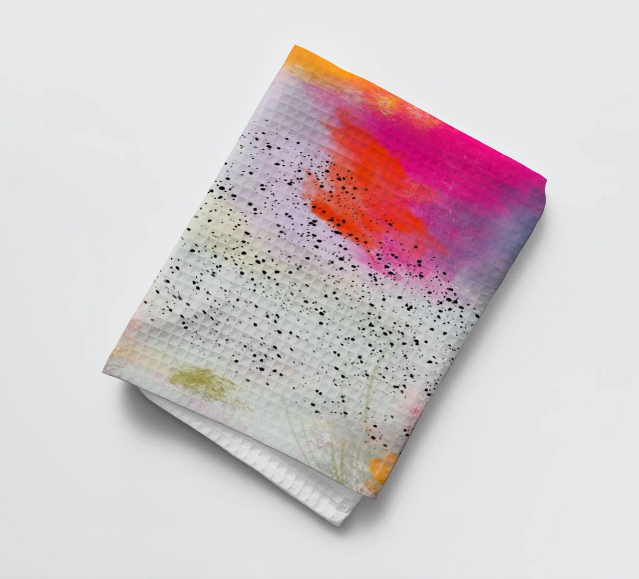 Dance of the starlings - Sort Sol tea towel by Annikamilla