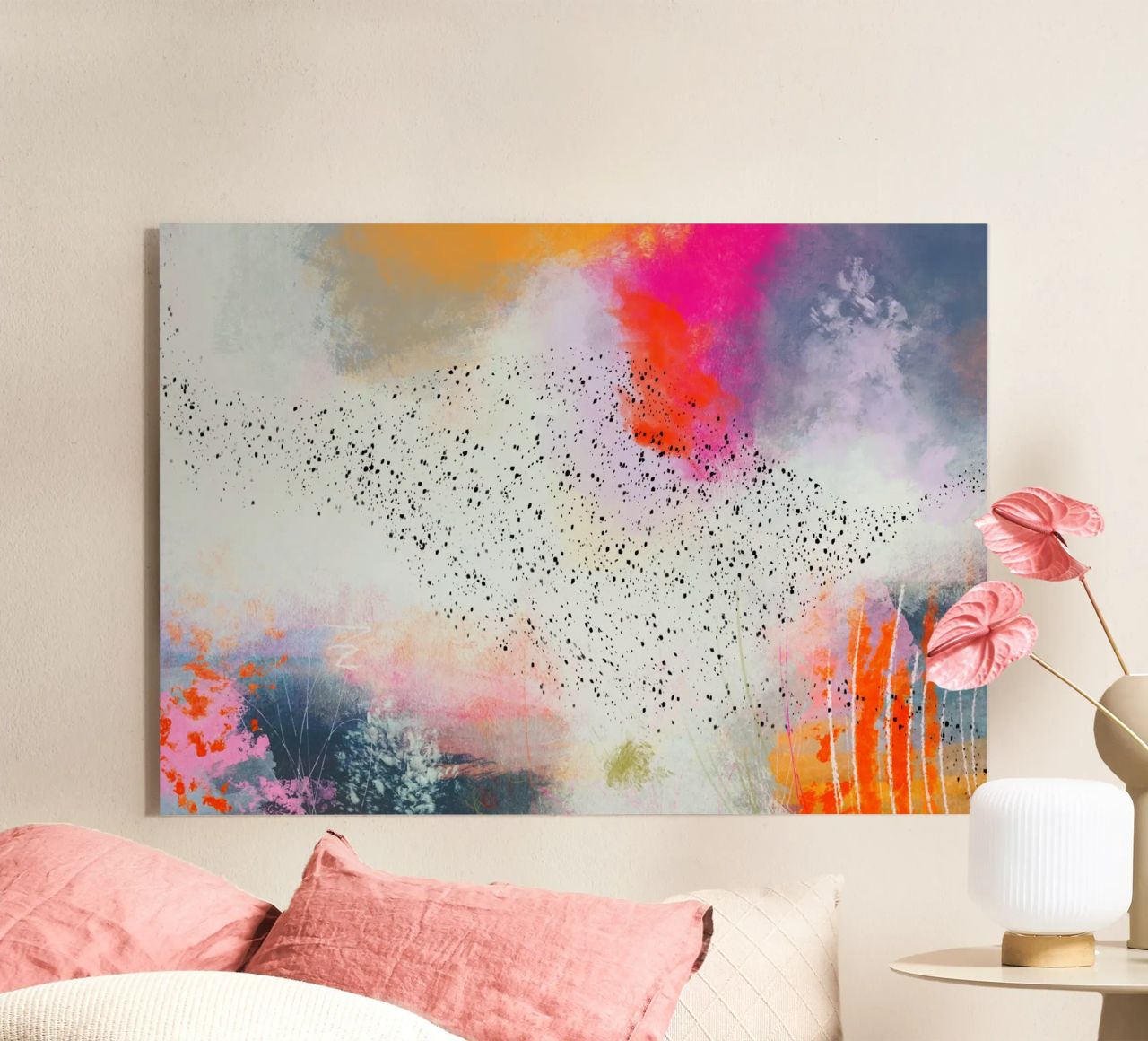 Dans van de spreeuwen - Sorteer Sol acryl van Annikamilla