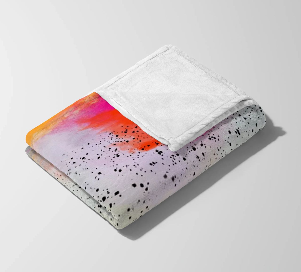 Dance of the starlings - Sort Sol fleece blanket by Annikamilla
