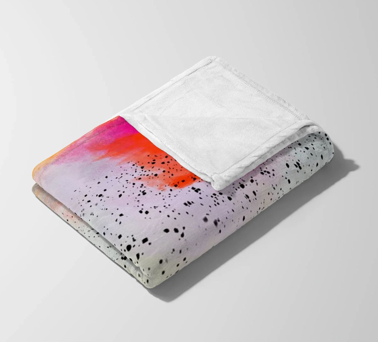 Dance of the starlings - Sort Sol fleece blanket by Annikamilla