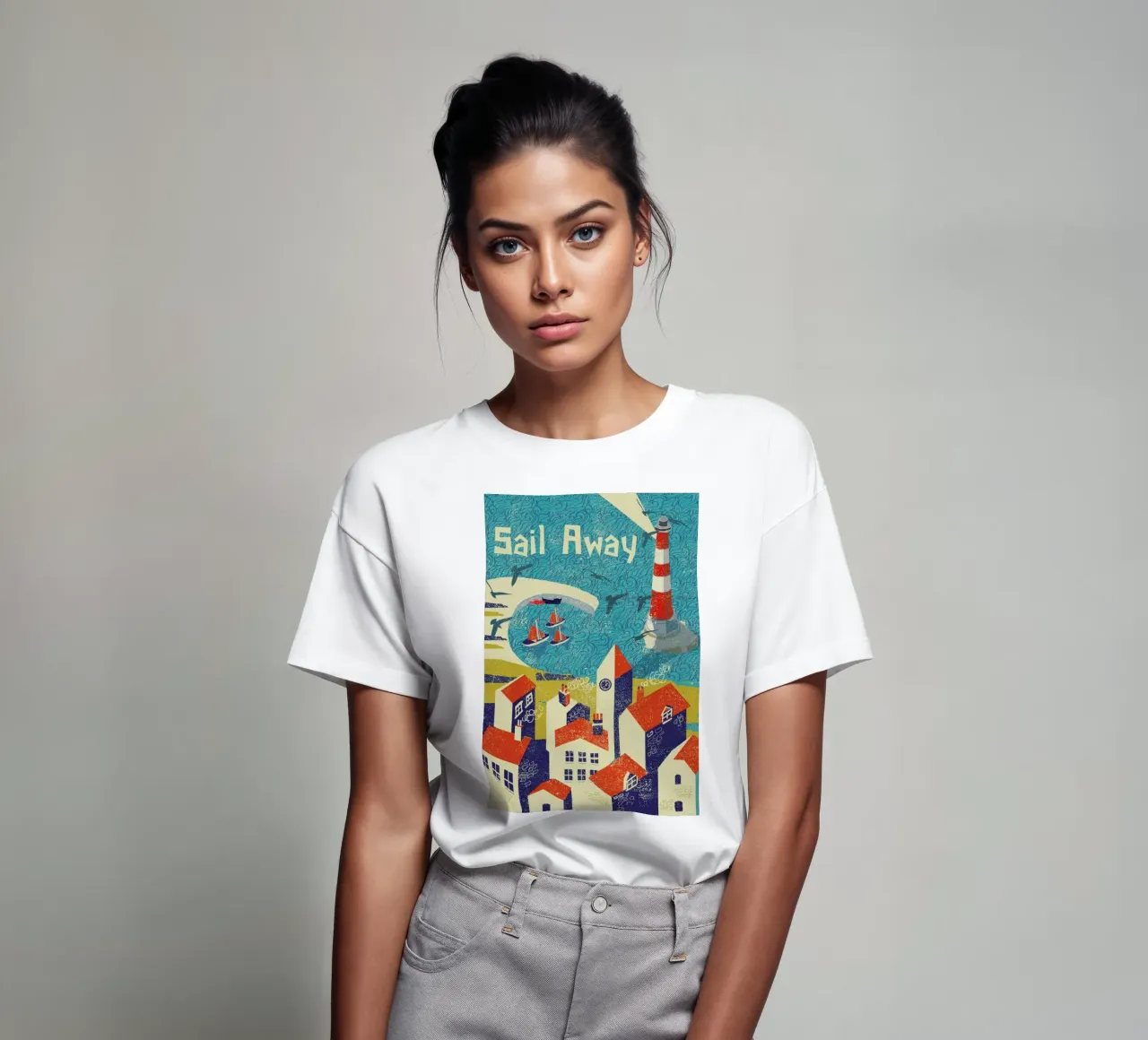 Sail Away T-Shirt von Rocket68