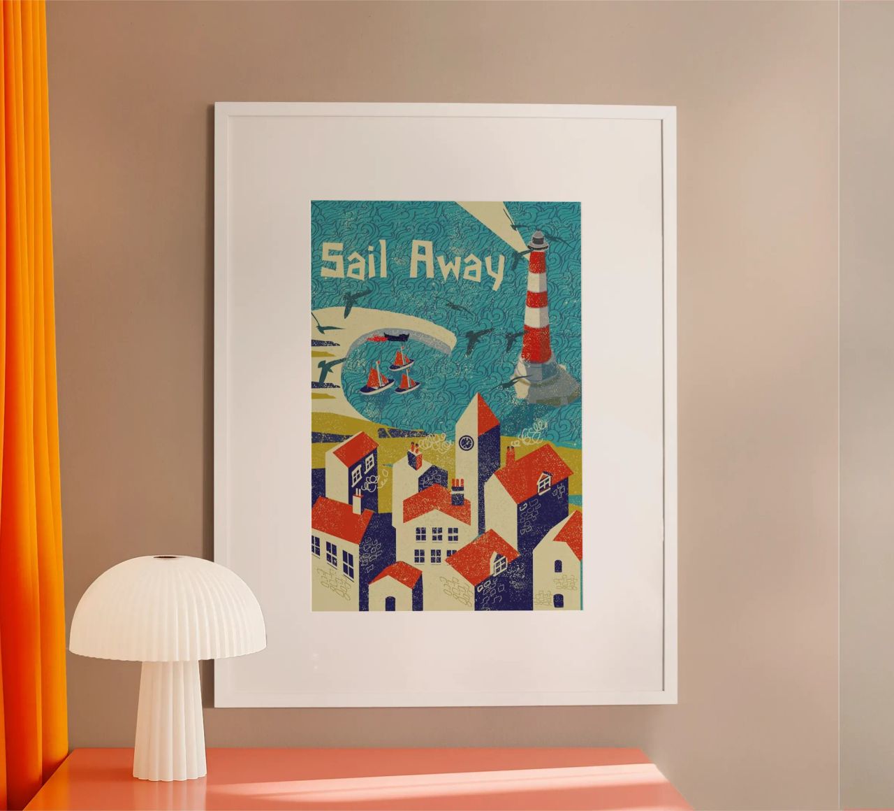 Sail Away poster by Rocket68