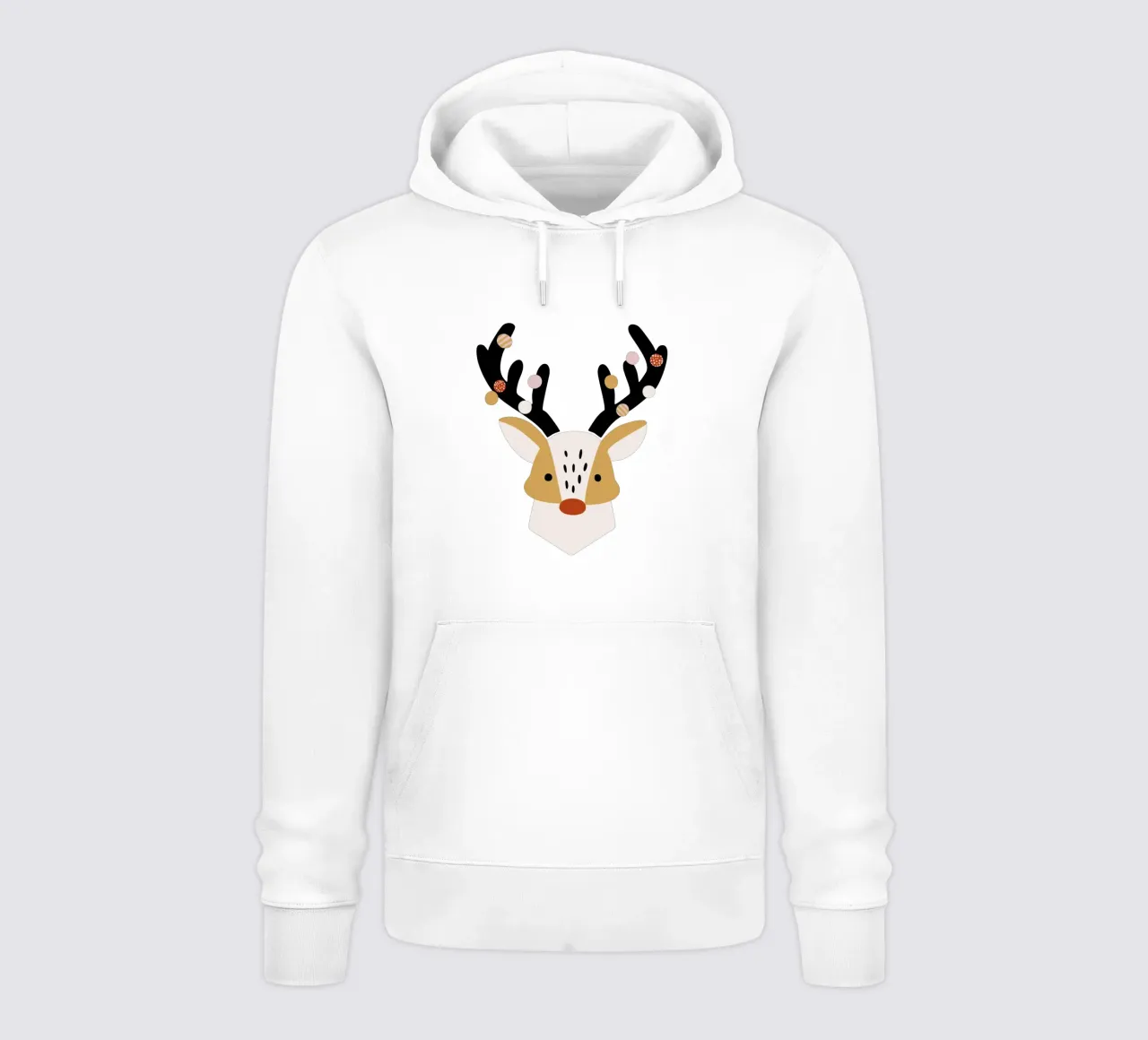Hirsch felpa con cappuccio da modeern