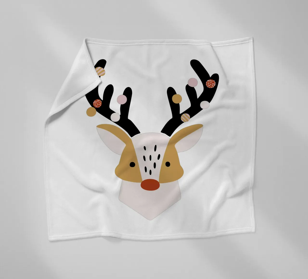 Hirsch Fleecedecke von moDeern