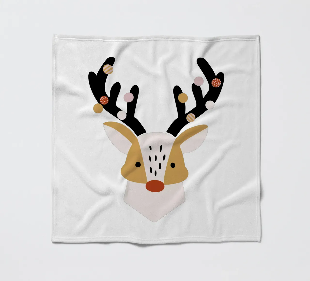 Hirsch Fleecedecke von moDeern