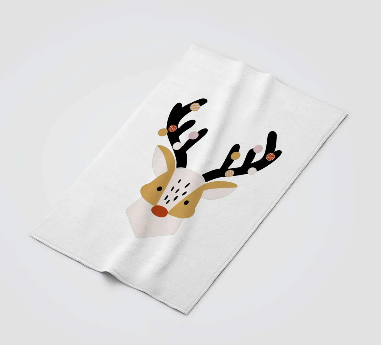 Hirsch Fleecedecke von moDeern