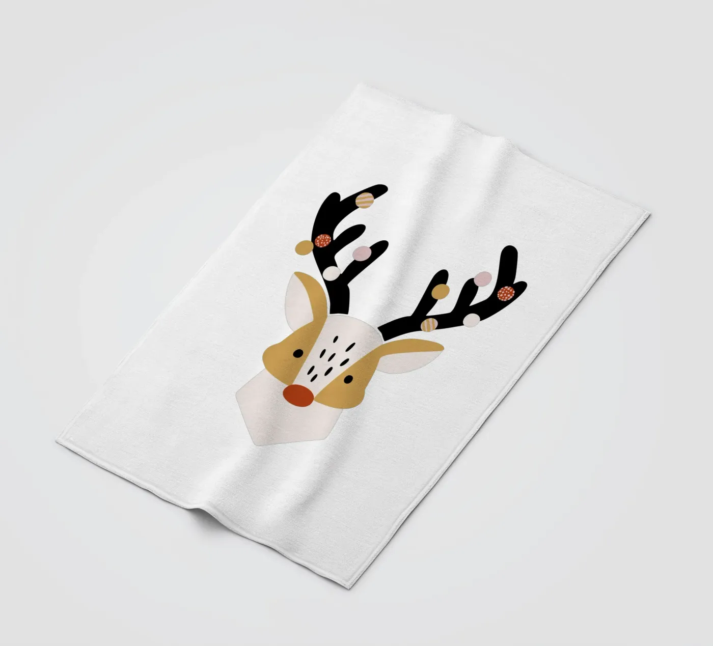 Hirsch Fleecedecke von moDeern