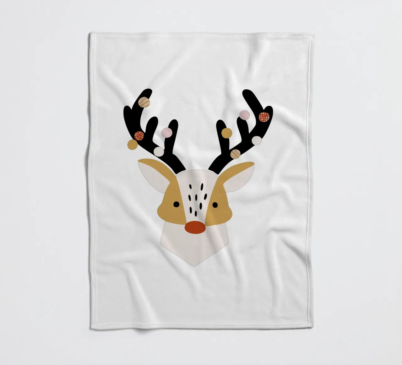 Hirsch Fleecedecke von moDeern