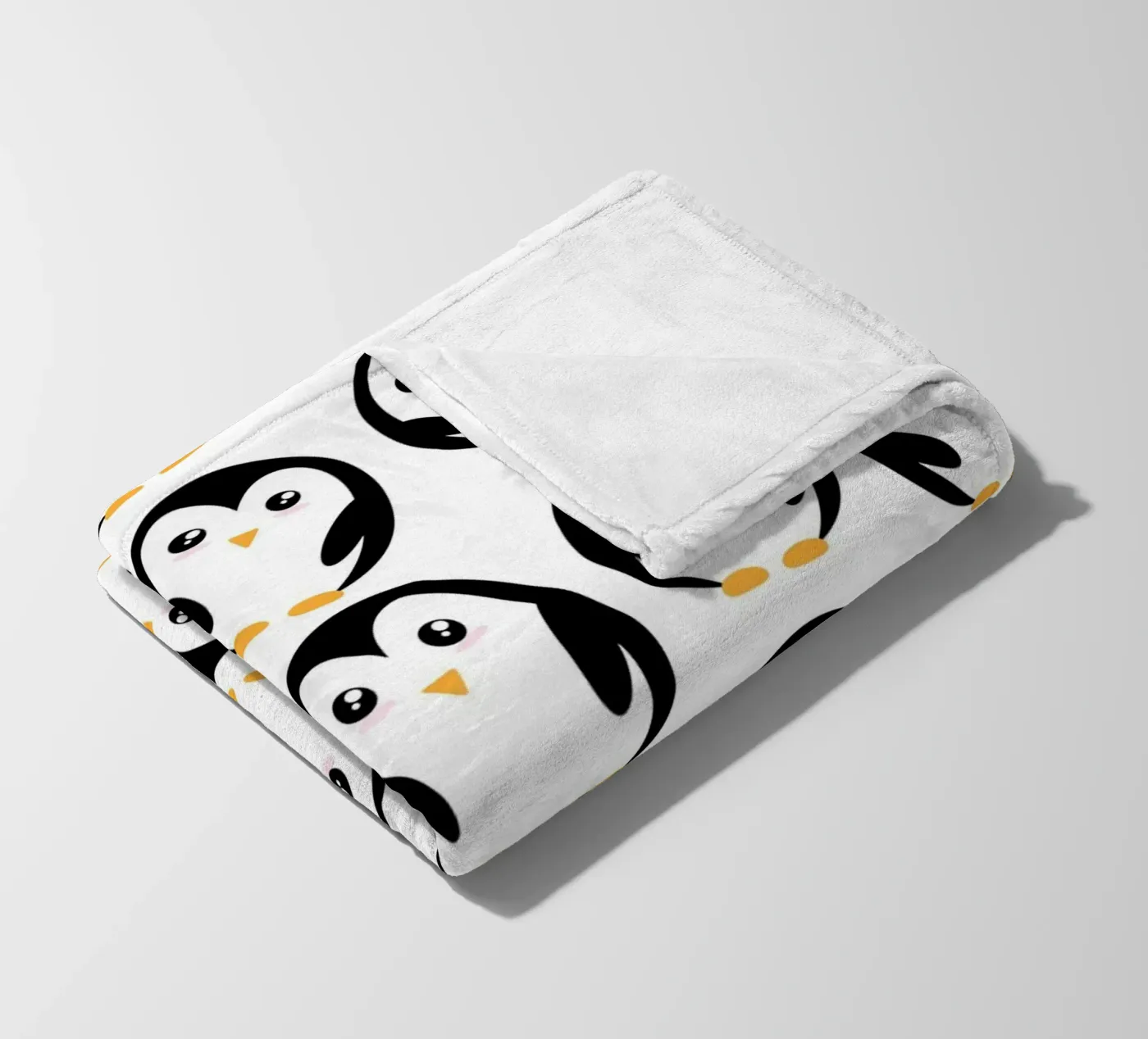 Penguins fleecedeken van Happypatterns