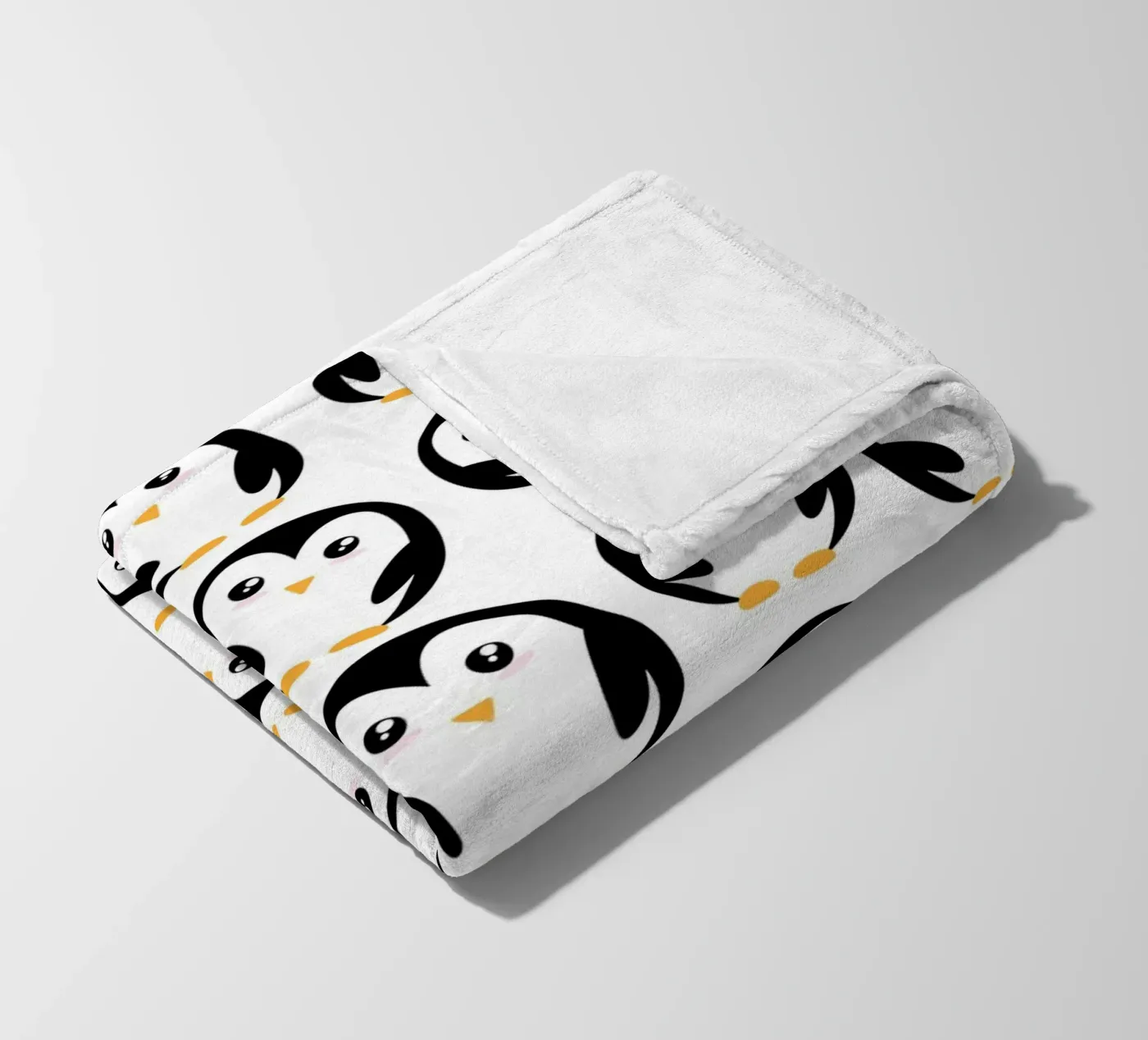 Penguins fleecedeken van Happypatterns