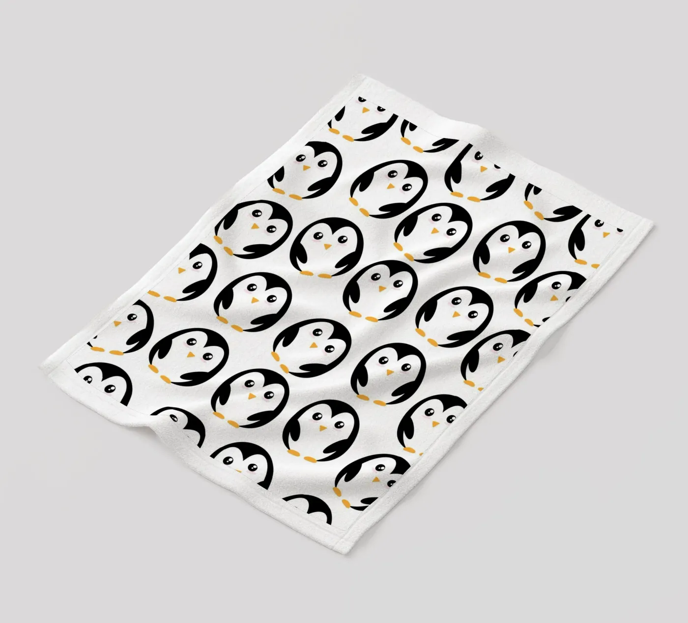 Penguins fleecedeken van Happypatterns