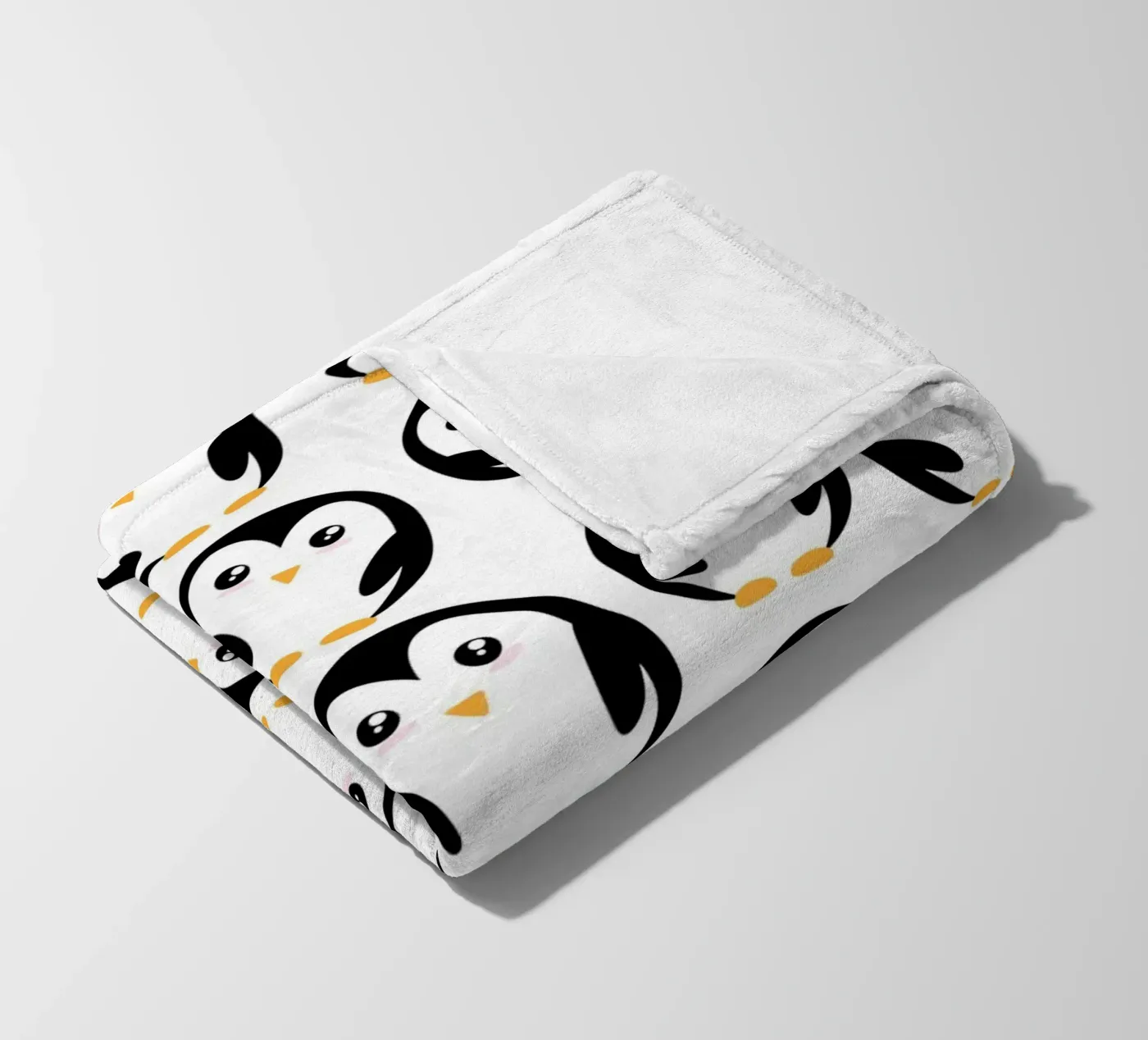 Penguins fleecedeken van Happypatterns