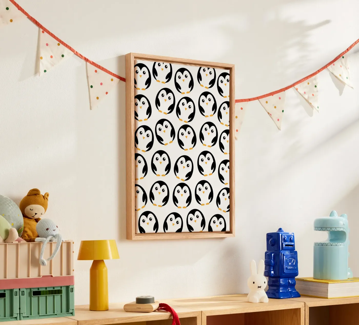 Penguins tela da Happypatterns