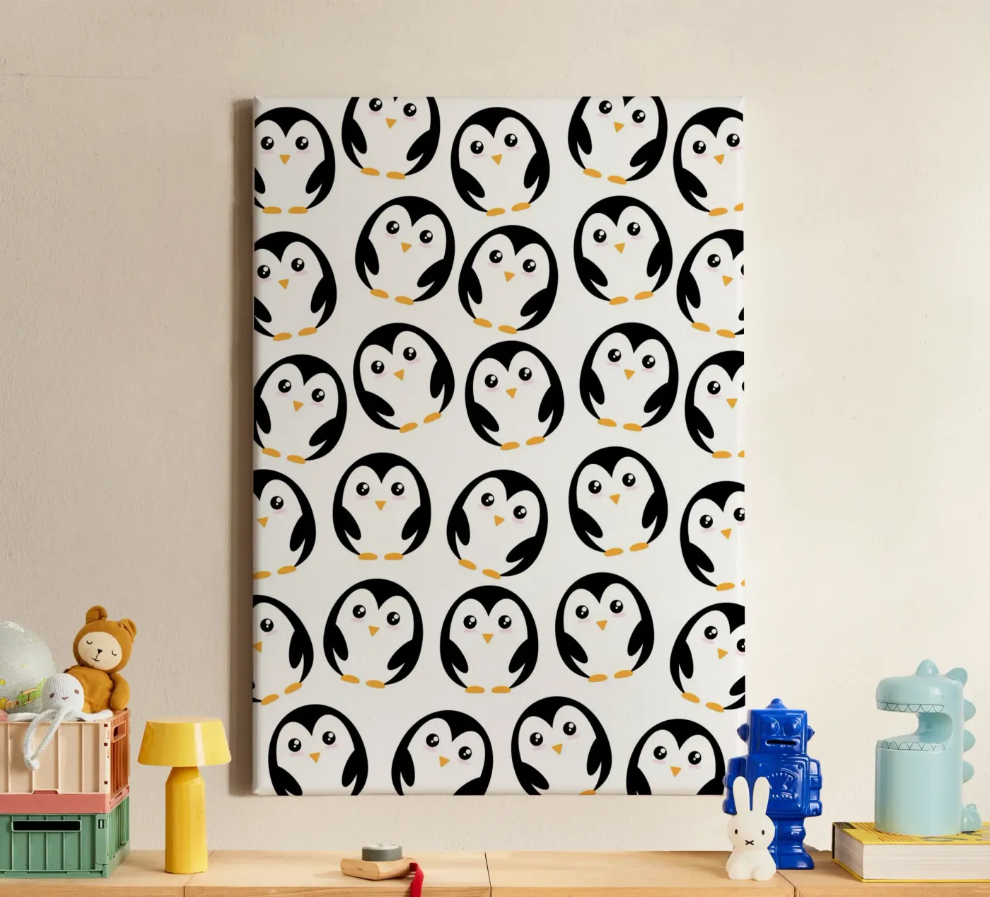 Penguins tela da Happypatterns